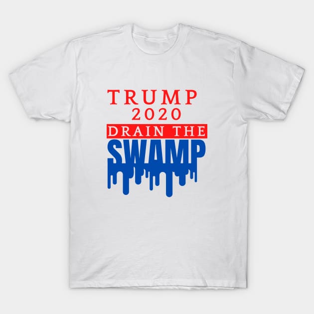 Trump 2020 Drain The Swamp Election Campaign T-Shirt by Binging merch